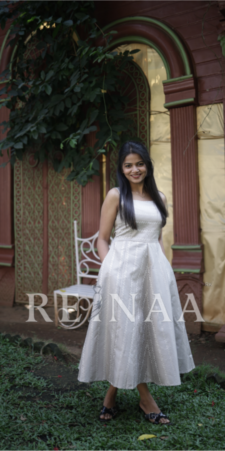 Banarasi Dull Gold Maxi