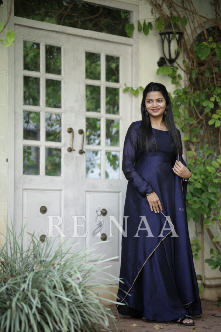 Blue Anarkali