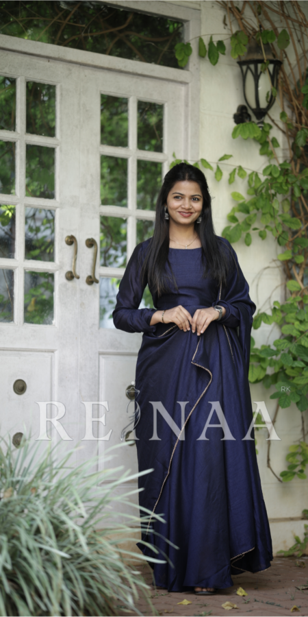 Blue Anarkali