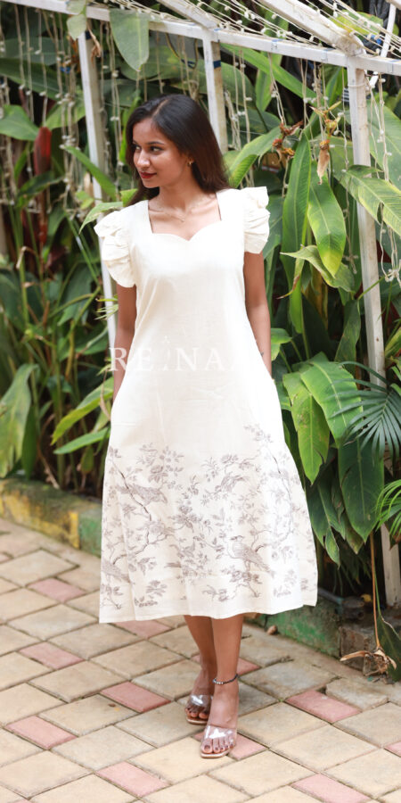 A-Line Maxi (Sparrow Motif)